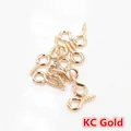 Bulk pack of KC Gold eye pin screw hooks for DIY jewelry and pendant making - KC Gold