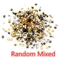 500pcs random mixed metallic spacer tube beads for DIY jewelry making accessories - Random Mixed