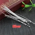 Bulk 200pcs silver copper ball head pins for professional DIY jewelry making - 16mm / Silver