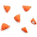 Oranje hartvormige magneetsluiting voor DIY-sieraden, kettingen en armbanden - Oranje