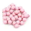 Matte lichtroze bolvormige magneetsluitingen voor DIY-sieraden en armbanden - Roze