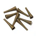 Lot de 8 capuchons coniques en bronze vintage pour pampilles et bijoux DIY - Bronze Antique