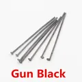 Clous à tête plate pour création de bijoux, finition noir fusil, lot de 200 pièces - Métal canon