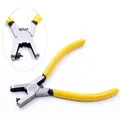 Μίνι πένσα τρυπήματος κοσμημάτων DIY με κίτρινη λαβή και μεταλλική κεφαλή ακριβείας - Πένσα Τρυπήματος (AH-40)