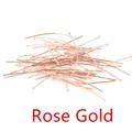 Clous à tête plate en finition or rose pour création de bijoux et loisirs créatifs - Or rose