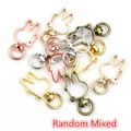 Cute bunny shaped metal lobster clasps in random mixed colors for DIY keychains - Rabbit Style (AF5-54) / Random Mixed Colors