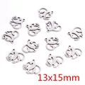 Hollow monkey stainless steel pendants for DIY jewelry making 13x15mm set - Monkey Shape / 13X15mm
