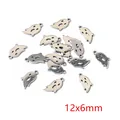 Ghost shaped stainless steel pendant 12x6mm for DIY jewelry making accessories - Ghost Style (I2-16)
