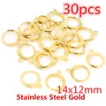 30pcs 14x12mm gold plated stainless steel leverback earring hooks for DIY jewelry making - Leverback Earring Hook (K2-40)