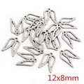 Ciondoli a forma di ali in acciaio inossidabile 12x8mm per gioielli fai-da-te - Stile Ala (R1-04)