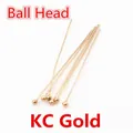 Καρφίτσες με κεφαλή μπάλας KC Gold για κατασκευή κοσμημάτων και αξεσουάρ DIY 200τμχ - Καρφίτσα Με Μπάλα - KC Χρυσό / 200 Τεμάχια/Συσκευασία / 16mm