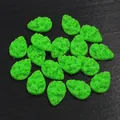Neon πράσινα δάκρυα ρητίνης με υφή druzy για χειροποίητα κοσμήματα DIY - 10x14 / Φωσφορίζον Πράσινο (4)