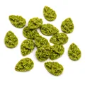 Olive green teardrop resin charms with stone texture for DIY jewelry making - Olive Green (17)