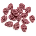 Dark pink pear-shaped resin charms with druzy texture for DIY jewelry making - Purple Red (20)