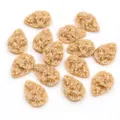 Water drop resin cabochons with pebble texture in beige color for DIY jewelry making - Beige (28)