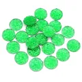 Makroaufnahme von 8mm-12mm hellgrünen runden Druzy-Harz-Cabochons für DIY-Schmuckherstellung - Hellgrün (Stil 3)