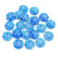 Königsblaue Harz-Cabochons in Druzy-Optik für handgefertigten DIY-Schmuck und Zubehör - Königsblau (Stil 20)
