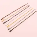 Catenine a sfere in metallo da 2 mm in 7 colori metallici con connettori per cartellini - Misto Casuale