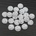 Glitzernde silberne Harz-Cabochons für DIY-Schmuck und Bekleidungszubehör - Silber (Stil 9)