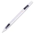 Dubbelzijdige siliconen nail art pen met strassteentjes en conische platte tips - Kleurrijke Steen Stijl / Dual-Ended Siliconen Pen