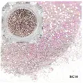 Pinkish purple laser nail glitter powder in a diamond texture bottle with code BG10 - Pink Purple Holographic Fine Powder (BG10)