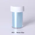 Papier aluminium bleu eau pour nail art en pot #10 pour motifs étoilés réfléchissants - Style Bleu d'Eau No. 10 (#10) / Aqua