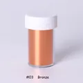 Papel de aluminio bronce metalizado para manicura DIY en frasco, tono #03 Bronze - Bronce antiguo