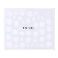 White Christmas snowflake nail stickers style STZ-434 for festive winter nail art - White Multi Snowflake Style (STZ-434)