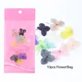 Set da 10 pezzi di fiori secchi colorati per nail art in confezione rosa al dettaglio - In Sacchetto (Stile Fiore Secco B)