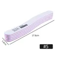 Λεπτομέρεια λίμας νυχιών 17,8 cm με κόκκους 100/180 και ροζ στρώσεις σχεδιασμού - Καμπύλο Στυλ (#5)
