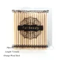 50 pieces 7.5cm orange wood sticks for nail care and cuticle cleaning in a retail bag - Small-Professional Style