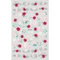 Adesivi per unghie con rose ad acquerello vintage e farfalle in tonalità rosso e rosa - Stile Floreale Rosa (F672)