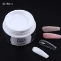 Gel per unghie in fibra bianca Full Beauty tonalità 02 con tip di campionario - Gel per extension / Bianco