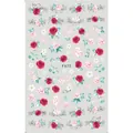 Stickers à ongles adhésifs avec motifs de roses vintage et feuilles vertes, modèle F672 - Rose Florale Romantique (F672)