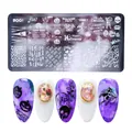 Halloween nail stamping plate STZ-FB11 with pumpkins and ghosts patterns - Halloween Pumpkin and Ghost (FB-11)