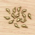 15er-Set Vintage-Bronze-Vogelanhänger mit 3D-Design und Loch für DIY-Schmuckherstellung - Bronze