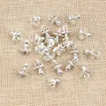 Silver alloy baby pacifier charms for DIY jewelry making necklace and bracelet crafts - Antique Silver