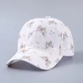 Damen Baseballkappe aus Spitze mit Schmetterlingsdekor und Strass, atmungsaktiv - Verstellbar / Einfache Spitze Gelber Schmetterling