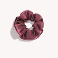 Elastico per capelli scrunchie rosso scuro a quadri in stile britannico per ragazze - Shahua