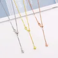Adjustable S925 sterling silver box chain necklaces in gold, silver, and rose gold finishes - Medium Version / Box Version / Rose Gold Plated