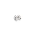 Polished S925 sterling silver magnetic jewelry clasp set for DIY bracelets and necklaces - Silver