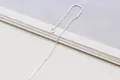 Minimalist S925 sterling silver U-shaped ear threader with fine cable chain and pin - Silver