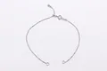 Verstelbare S925 zilveren boxketting met schuifkralen en veersluiting voor DIY-sieraden maken - Zilver Witgoud Vergulde Verstelbare Armband Ketting