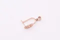 U-shaped rose gold pendant clasp in S925 sterling silver for DIY jewelry crafts - Hollow Blessing Style 3 (Rose Gold)
