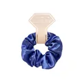 Königsblauer Satin Haargummi auf Geschenkkarte für Brautparty und Pferdeschwanz - Satin Königsblau