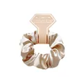 Haargummi aus Champagner-Seide mit Geschenkkarte für Hochzeiten und Brautjungfern - Satin Aprikose