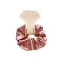 Rosa Satin-Haargummi auf Karte für Brautjungfern-Geschenke und Junggesellenabschiede - Satin Roségold