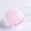 Pink soft jelly silicone nail stamper tool for French manicure tips and transfers - Pink