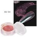 Chamäleon-Nagelpulver XG-04 mit irisierendem lila Schimmer und metallischem Glanz - Blau-Grün-Lila Holographisch (XG-04)