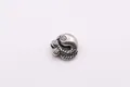 Perla distanziatrice carpa koi in argento sterling S925 vintage per gioielli fai da te - Perlina Pesciolino (Venduta Singolarmente)